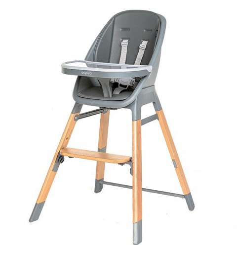 Espiro Sense  - krzesełko do karmienia 4w1 | 07 Grey